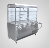 Прилавок-витрина холодильный ПВВ(Н)-70М-С-НШ с гастроёмкостями